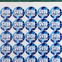 Sheet of GVSU stickers